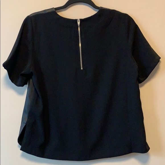 H&M Faux Leather top - Picture 2 of 7